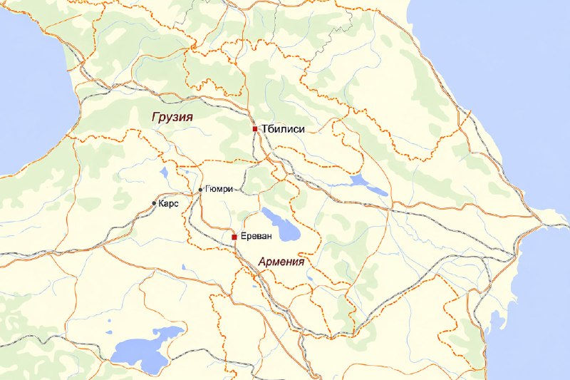Участок железной дороги Гюмри-Карс в Армении, проектирование конкурса