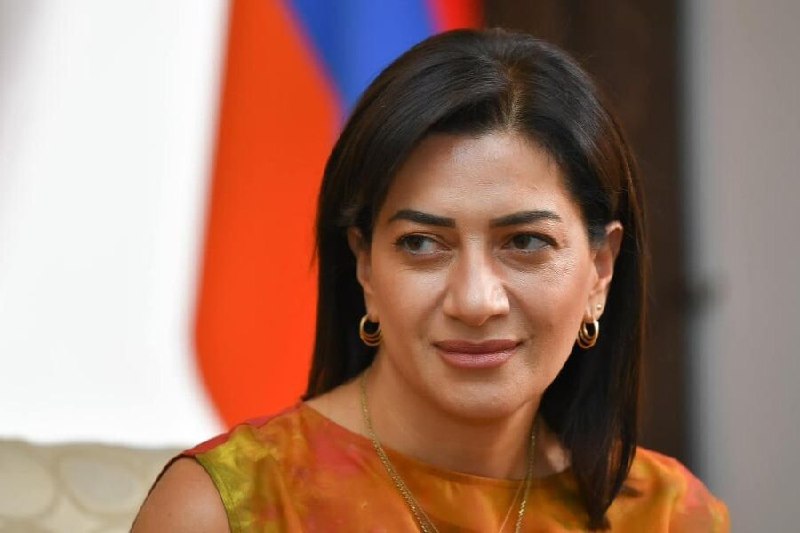 Анна Акопян, супруга премьер-министра Армении, в деловой поездке