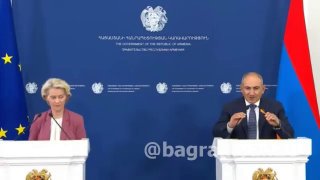 Никол Пашинян на пресс-конференции в Чаренцаване