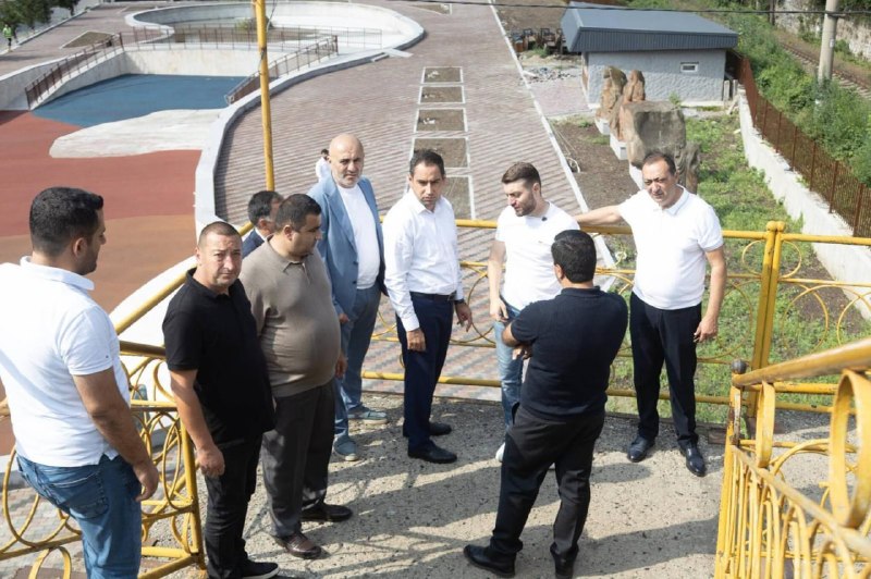 Министр Давид Худатян посетил Лорийскую область с рабочим визитом: в Алаверди строят торговый павильон