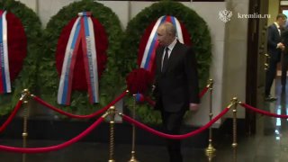 Панихида по Сергею Иванову в Москве с участием Путина