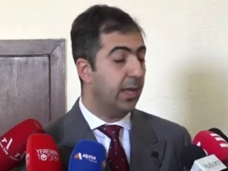Зал Конституционного суда Армении во время заседания по избирательным спорам, касающимся выборов в Чаренцаване