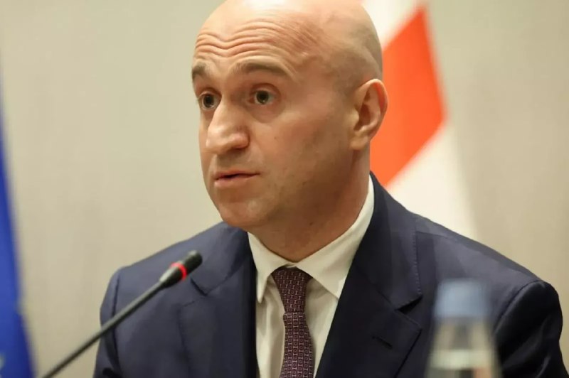 Министр внутренних дел Грузии Сулхан Тамазашвили в Чаренцаване