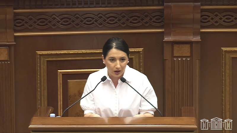 Выступление депутата на выборах в Чаренцаване