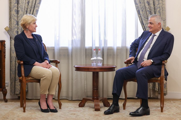 Встреча вице-премьера Мгера Григоряна с послом Эстонии в Чаренцаване